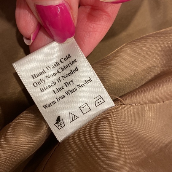 NWT Coldwater Creek Brown Shaped Bead Detailed Jacket Misses 16 - Picture 10 of 17